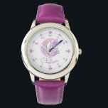 Monogram C girls doodle letter art Chelsea Watch<br><div class="desc">Monogram letter C hearts and flowers add your own name watch currently reads Chelsea. Cute doodle drawing design of the letter C surrounded by clock numbers and hearts. Other matching items and colors are available for this letter and other letters. If you need help with placing your own name on...</div>