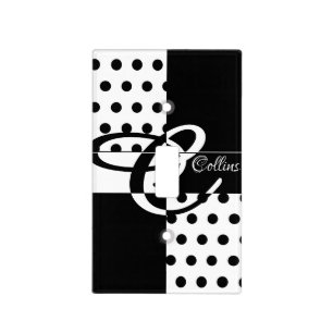 Monogram C Light Switch Cover