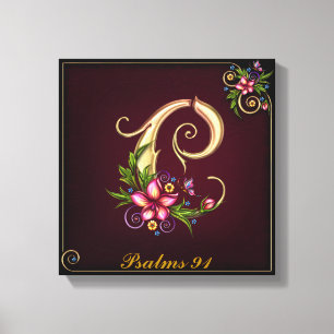 Monogram C Premium Wrapped Canvas (Gloss) Print