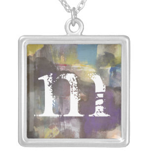 Monogram   Calm Interlude Silver Plated Necklace