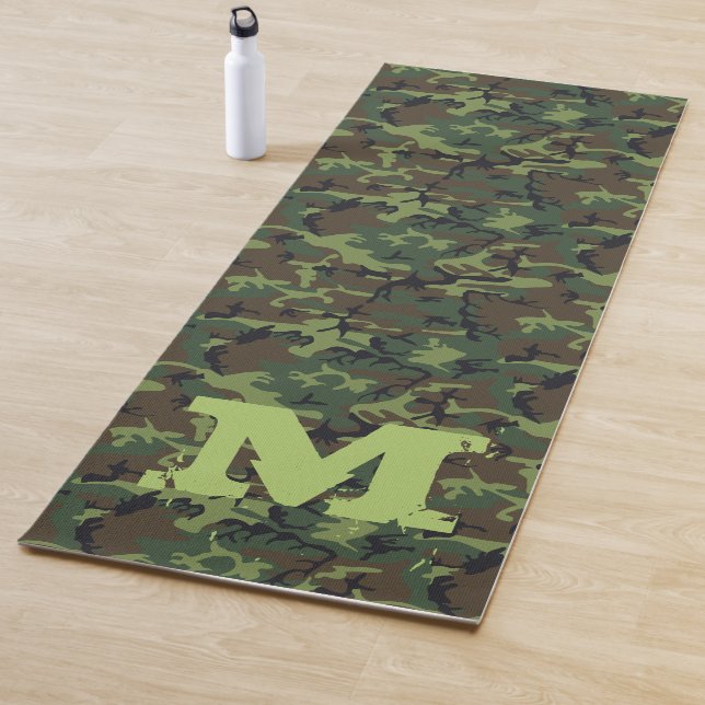 Monogram Camouflage Army Veteran Yoga Mat (In Situ)