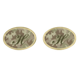 Monogram Camouflage Cufflinks