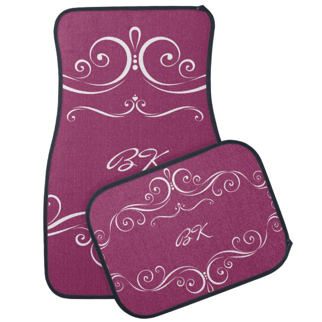 Monogram Car Mat Set (Set)