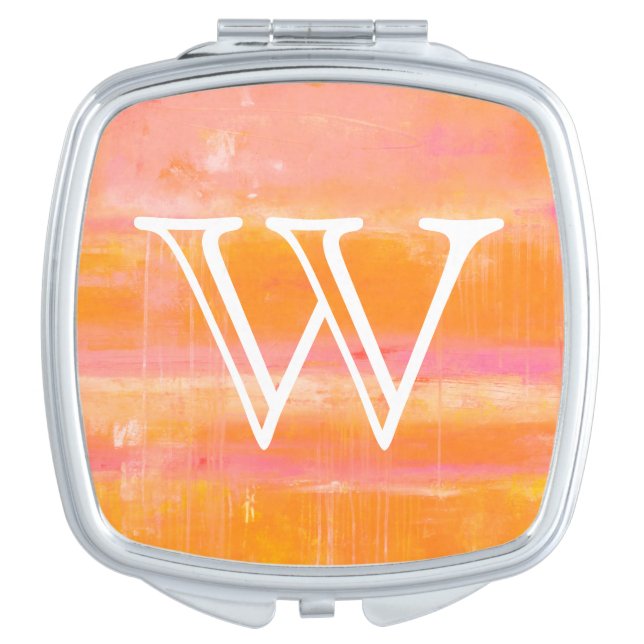 Monogram | Caribbean Sky Makeup Mirror (Front)