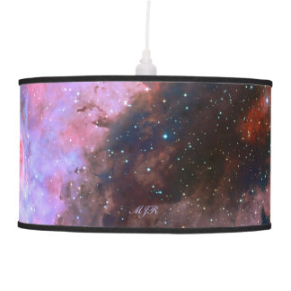 Monogram Carina Nebula, deep space astronomy Ceiling Lamp