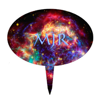 Monogram Cassiopeia, Milky Ways Youngest Supernova Cake Topper