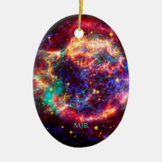 Monogram Cassiopeia, Milky Ways Youngest Supernova Ceramic Ornament