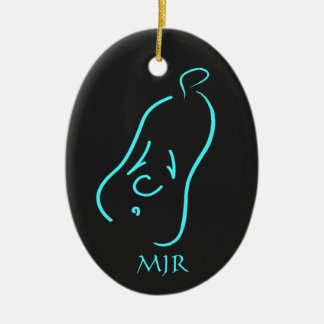 Monogram Cassiopeia, Milky Ways Youngest Supernova Ceramic Ornament