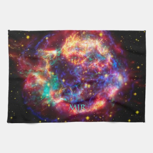 Monogram Cassiopeia Milky Ways Youngest Supernova Kitchen Towel