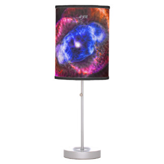Monogram Cats Eye Nebula, Eye of God outer space Table Lamp