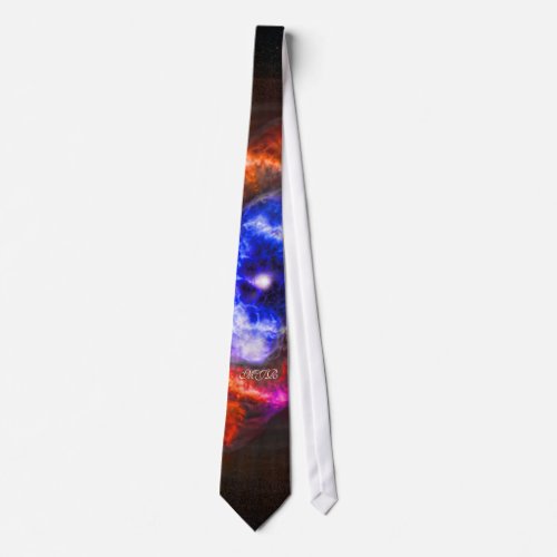 Monogram Cats Eye Nebula Neck Tie