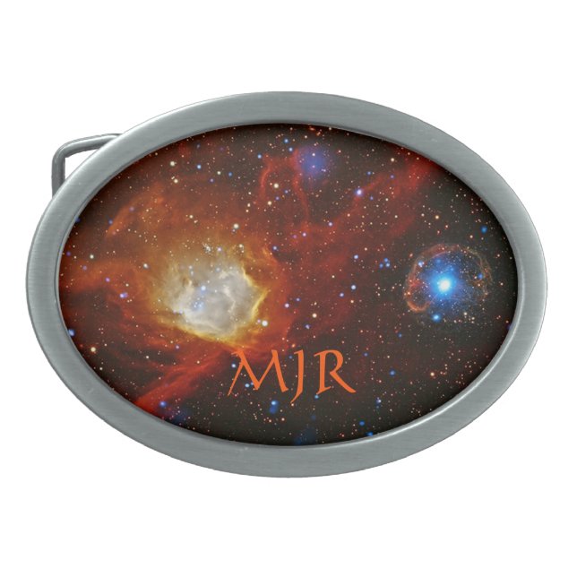Monogram Celestial Bauble - SXP1062 space picture Belt Buckle (Front)