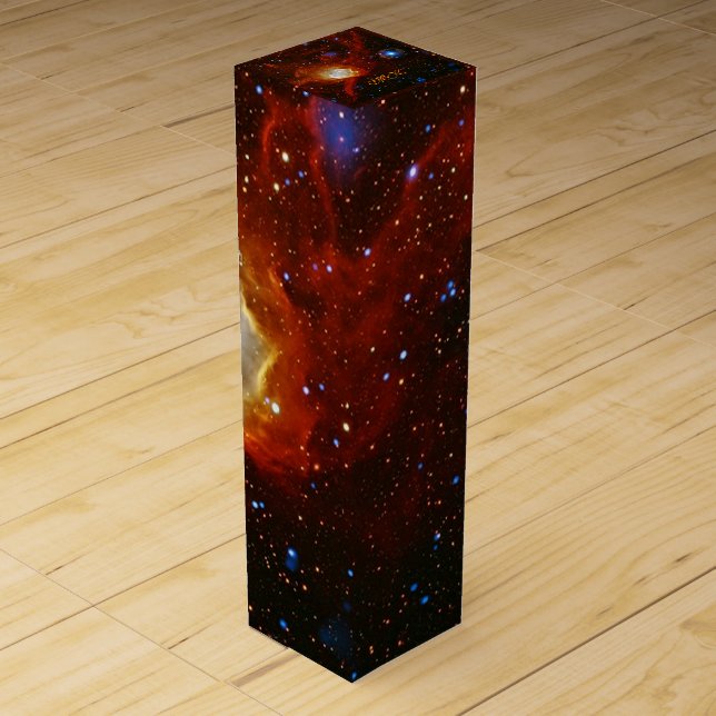 Monogram Celestial Bauble - SXP1062 space picture Wine Gift Box (Front)
