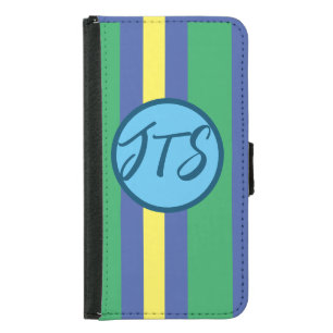 Monogram Cell Phone Wallet Case