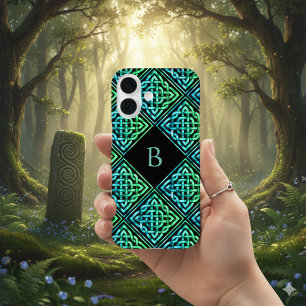 Monogram Celtic Knot iPhone 16 Case