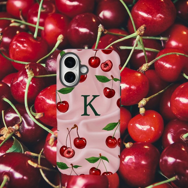 Monogram Cherries Case-Mate iPhone Case (Creator Uploaded)