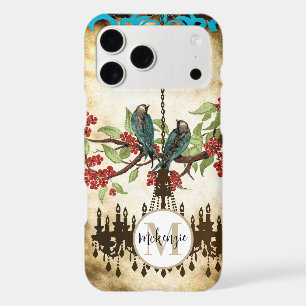 Monogram Cherry Blossom  Bird Chandelier iPhone 5 iPhone 17 Pro Max Case