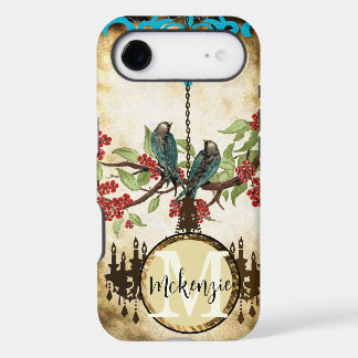 Monogram Cherry Blossom Bird Chandelier iPhone 17 Air Case