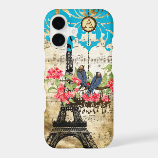 Monogram Cherry Blossom Bird Chandelier iPhone 17 Case