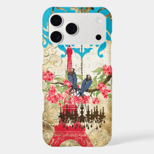 Monogram Cherry Blossom  Bird Chandelier iPhone 17 Pro Max Case