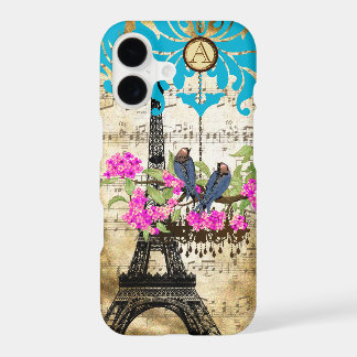 Monogram Cherry Blossom Bird Chandelier iPhone 17 Case