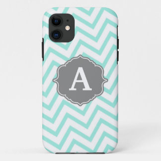Monogram Chevron Case