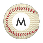 Monogram Chevron Pattern Baseball