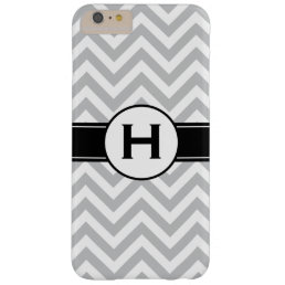Monogram | Chevron Pattern Barely There iPhone 6 Plus Case