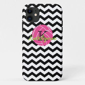 Monogram Chevron Zigzag Volleyball iPhone 5 Case