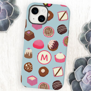 Monogram Chocolate Candy Case-Mate iPhone 14 Case