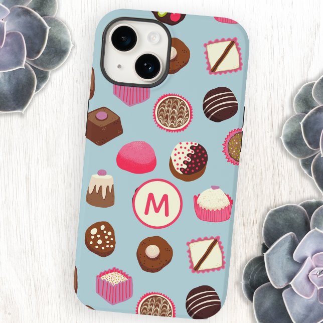 Monogram Chocolate Candy Case-Mate iPhone Case