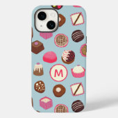 Monogram Chocolate Candy Case-Mate iPhone Case (Back)