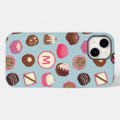 Monogram Chocolate Candy Case-Mate iPhone Case (Back (Horizontal))