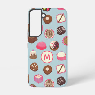Monogram Chocolate Candy Confectionery Samsung Galaxy S22 Case