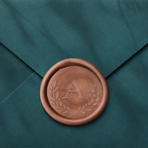 Monogram Christmas Tree &amp; Berries  Wax Seal Stamp