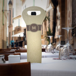 Monogram Cigar Ban Gold Wine Bag