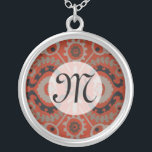 Monogram | Cinnabar Suzani I Silver Plated Necklace<br><div class="desc">Home Décor</div>