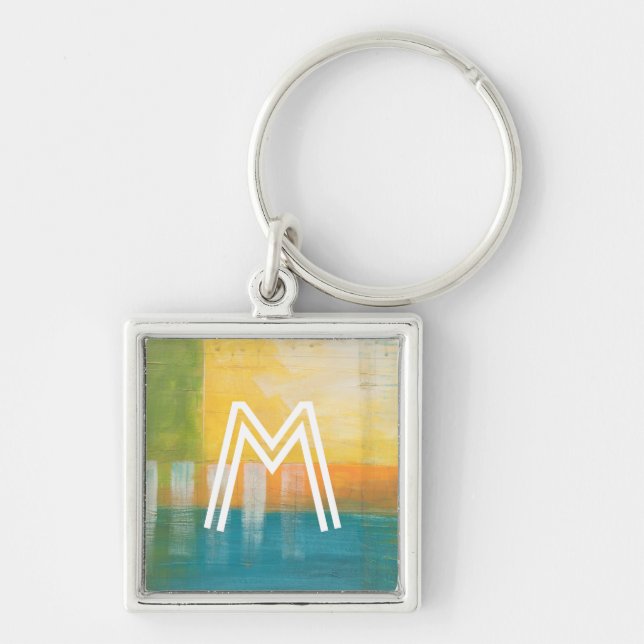 Monogram | Citrus Fields I Keychain (Front)