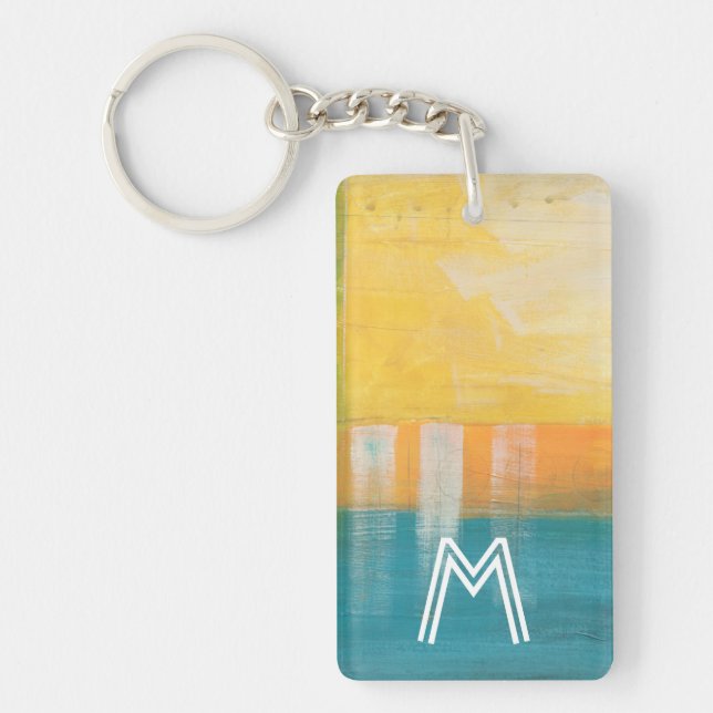 Monogram | Citrus Fields I Keychain (Front)