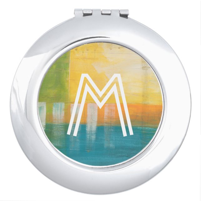 Monogram | Citrus Fields I Mirror For Makeup (Front)