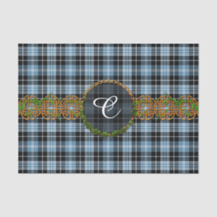 Monogram Clark Tartan Tissue Paper