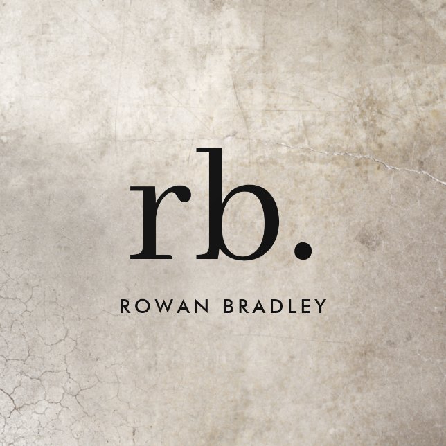 Monogram Classic Elegant Minimal Black Floor Decals (Insitu)