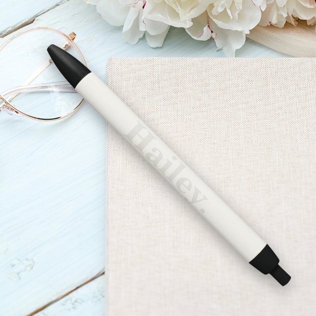 Monogram Classic Elegant Minimal Typography Name Pen (Creator Uploaded)