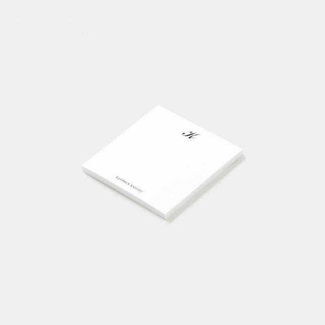 Monogram Classic Elegant Notes (Angled)