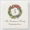 Monogram Classic Holly Wreath Custom Christmas