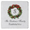 Monogram Classic Holly Wreath Custom Christmas