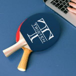 Monogram Classic Personalized Ping Pong Paddle<br><div class="desc">This design may be personalized in the area provided by changing the photo and/or text. Or it can be customized by clicking Personalize this Template and then choosing the click to customize further option and delete or change the color of the background, add text, change the text color or style,...</div>