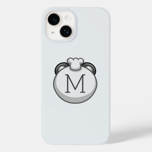 Monogram Clear Panda Clean White Case_Mate iPhone 14 Case