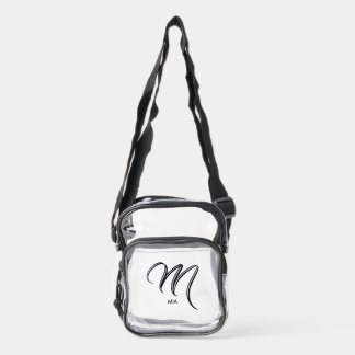 Monogram Clear Stadium Bag | Initial M & MIA