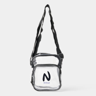 Monogram Clear Stadium Bag | Initial N & NOELLE